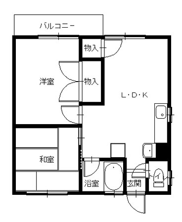 道ノ尾駅 徒歩24分 1階の物件間取画像